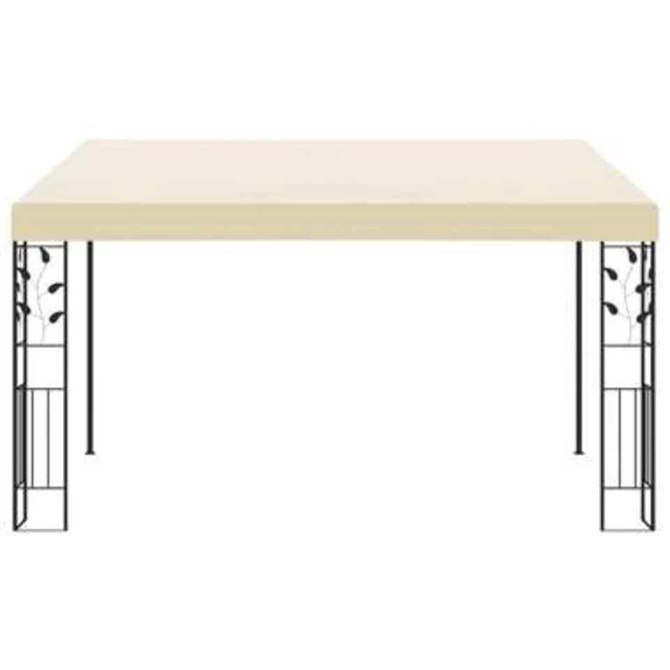 VidaXL Wandprieel 4x3x2,5 M Crème - Afbeelding 2