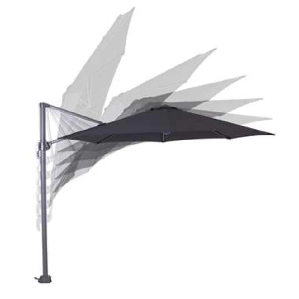 Garden Impressions Hawaii Zweefparasol S Ø300 Cm Zwart - Afbeelding 2
