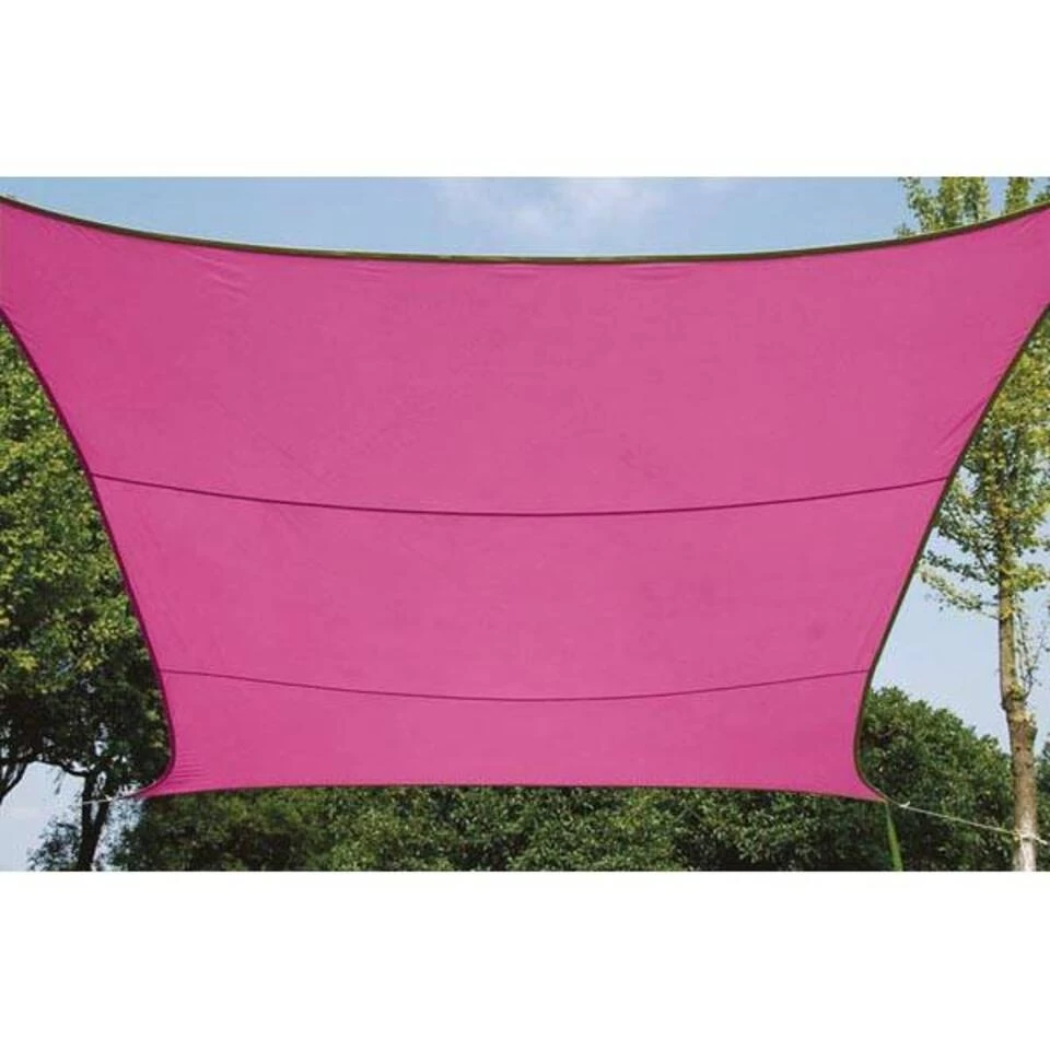 Velleman Schaduwdoek Vierkant 3,6x3,6 Fuchsia - Afbeelding 2