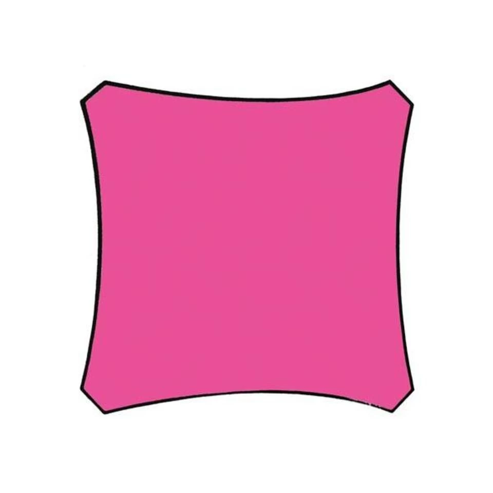 Velleman Schaduwdoek Vierkant 3,6x3,6 Fuchsia