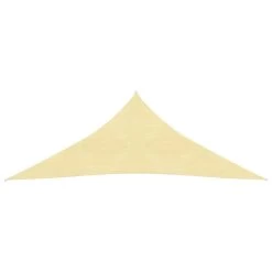 VidaXL Zonnescherm HDPE Driehoekig 3,6x3,6x3,6 M Beige