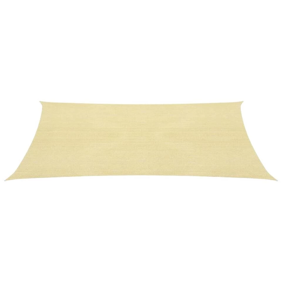 VidaXL Zonnescherm HDPE Rechthoekig 2x4 M Beige