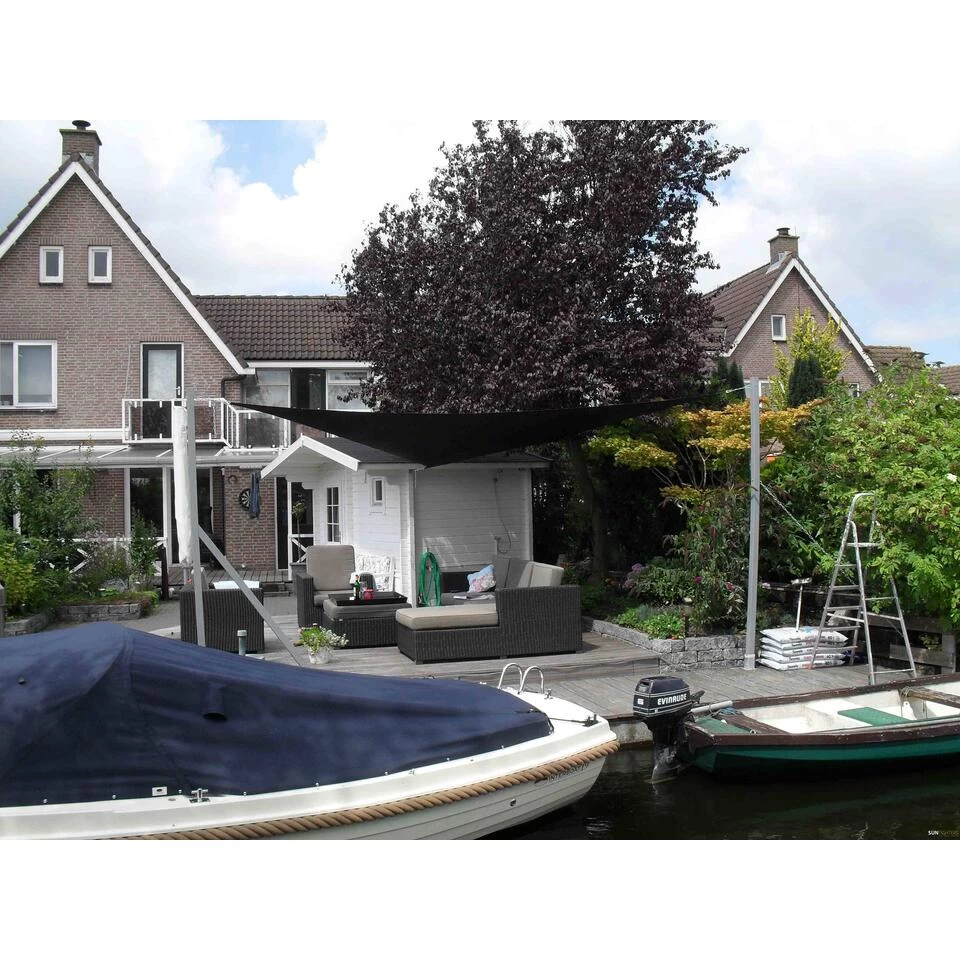 Sunfighters Driehoek 6 Meter Zwart - Afbeelding 4