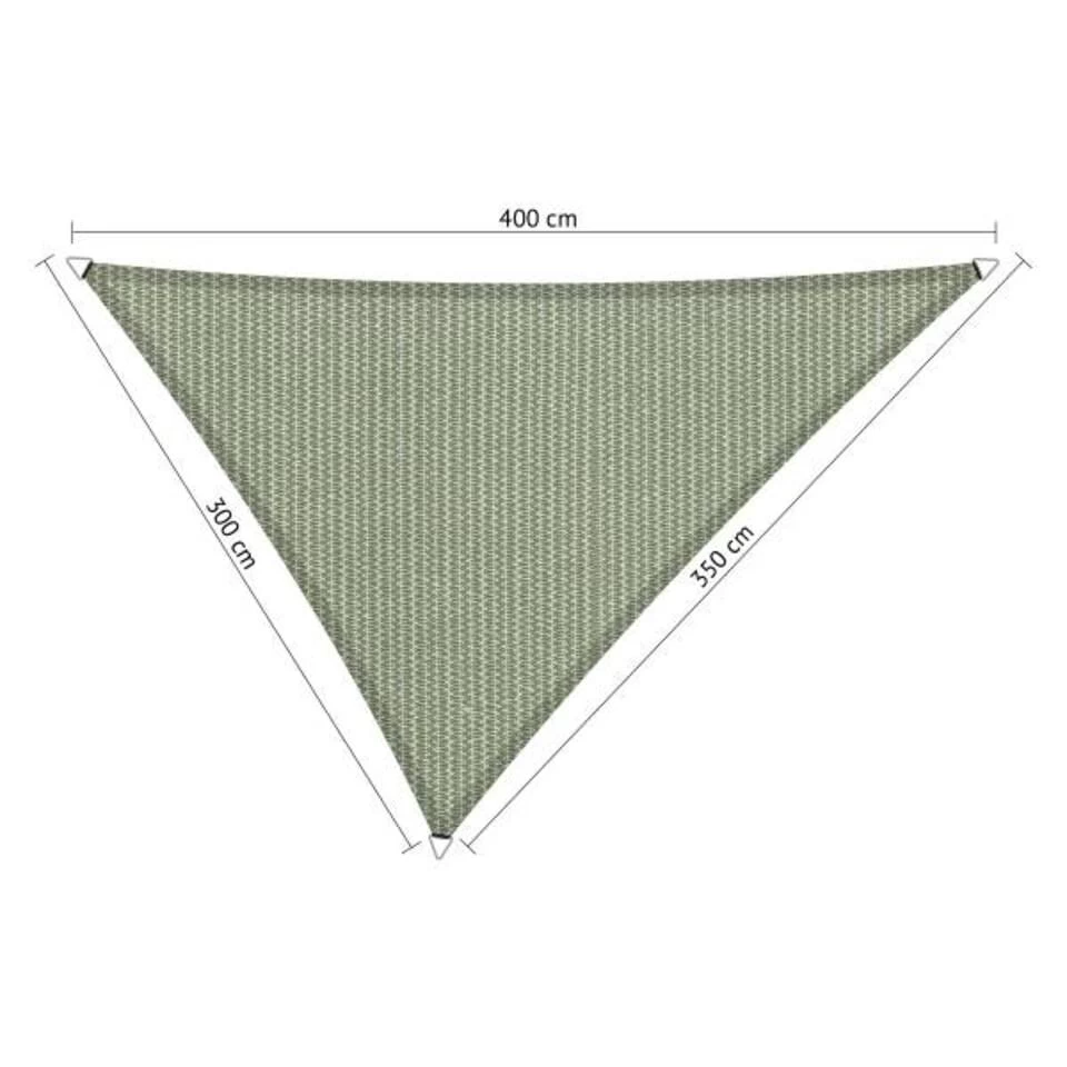Shadow Comfort Driehoek 3x3,5x4m Moonstone Green