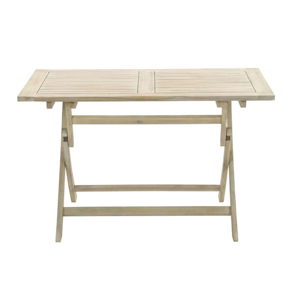 Garden Impressions Keys Inklapbare Tuintafel 120x80xH72 Smoky Acacia - Afbeelding 3
