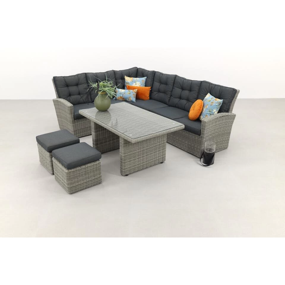 VDG - Lounge/diningset San Marino - Paloma Grijs - Afbeelding 2