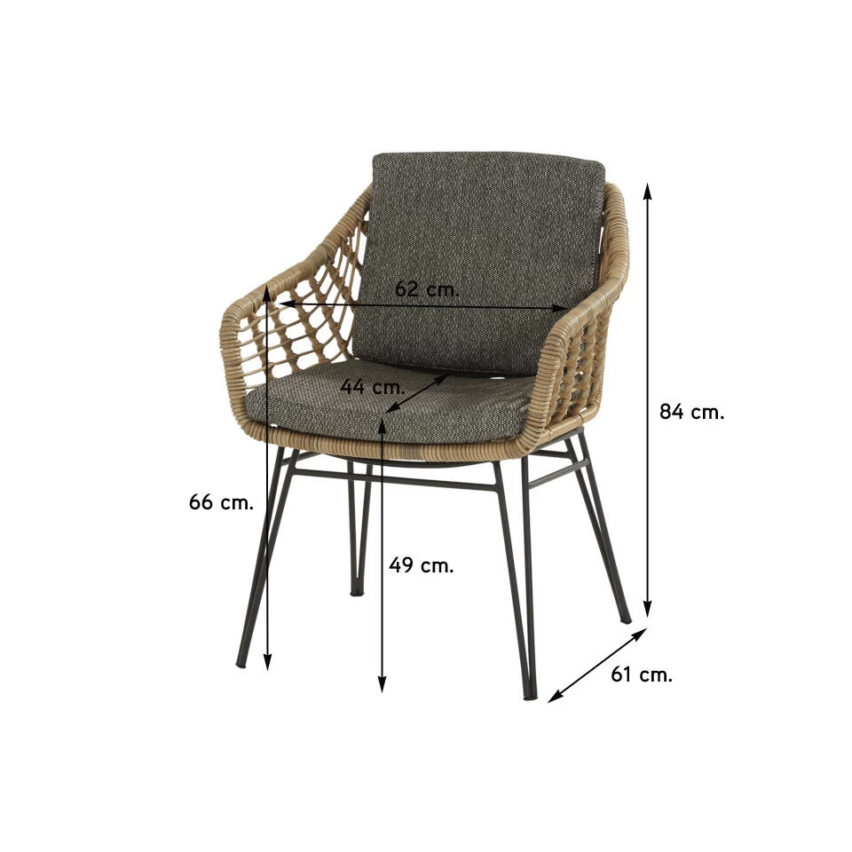 4 Seasons Cottage Tuinstoel (1 St.) - Afbeelding 3