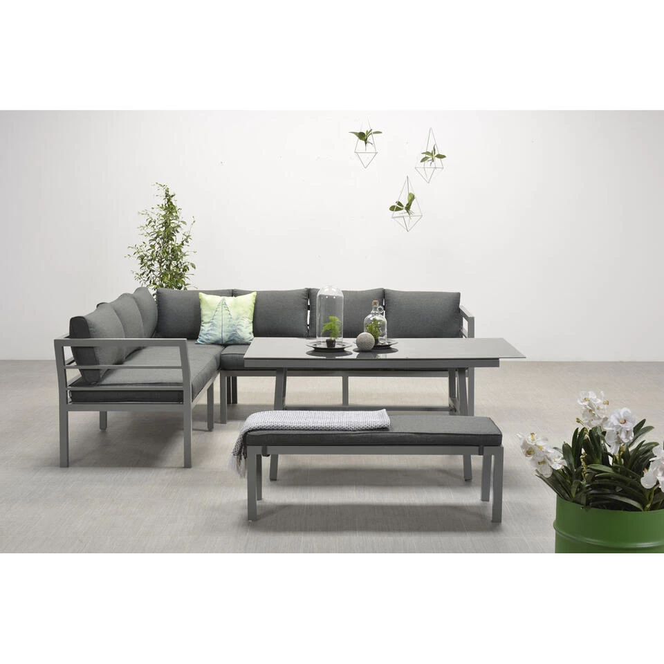 Garden Impressions Blakes Lounge Dining Set Arctic Grey Lgrijs - Afbeelding 2