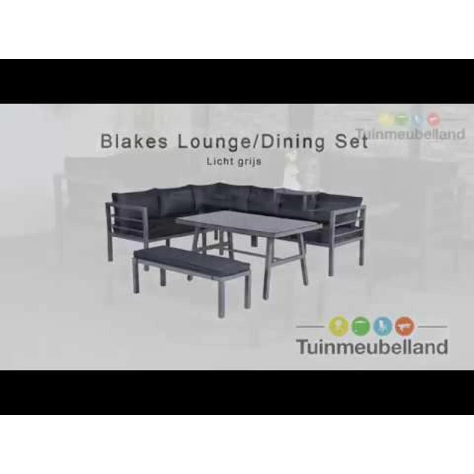 Garden Impressions Blakes Lounge Dining Set Arctic Grey Lgrijs - Afbeelding 3
