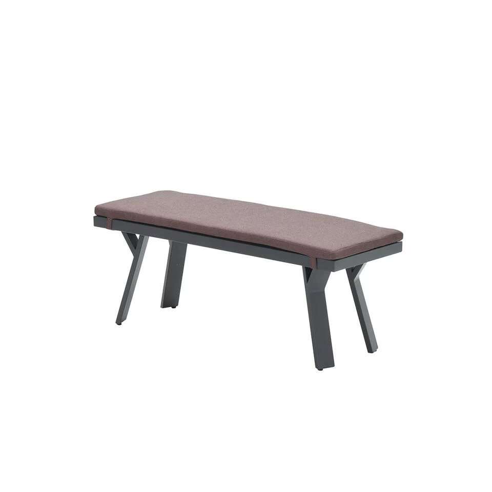 Garden Impressions Senja Sportbank 110x40xH45 - Koper - Afbeelding 2