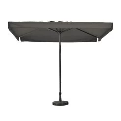 Madison - Parasol Profi-line 350x350cm - Vierkant - Volant - Grijs