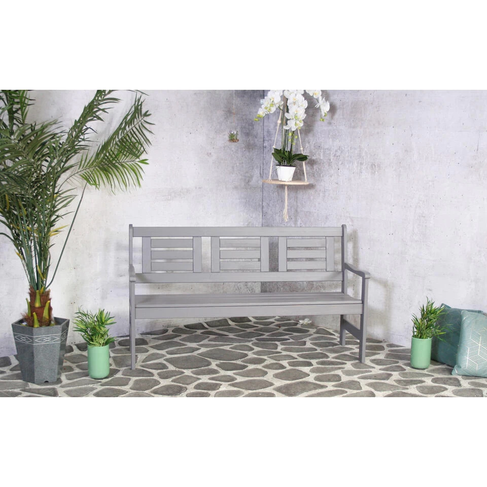 SenS-Line Boulogne Tuinbank - Grenenhout - Grijs - Afbeelding 4