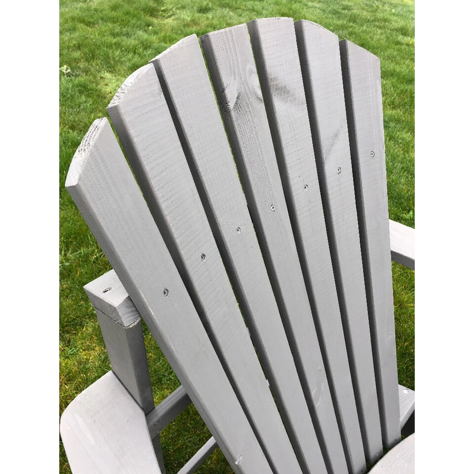 SenS-Line Adirondack Dubbele Tuinstoel - Hout - Grijs - Afbeelding 3