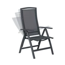 Garden Impressions Rosa Tuinstoel Verstelbaar - Antraciet