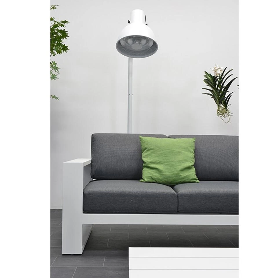 Garden Impressions Plaza 3-zits Lounge Tuinbank - Mat Wit - Afbeelding 3