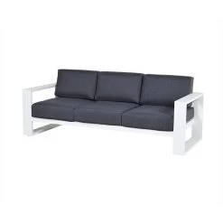 Garden Impressions Plaza 3-zits Lounge Tuinbank - Mat Wit