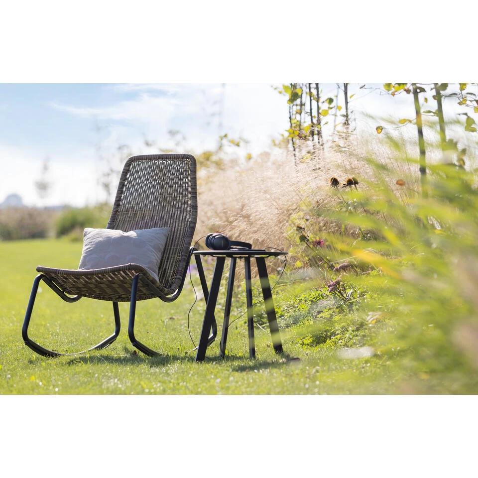 WOOOD Schommelstoel Buiten Tom - Rattan - Naturel - 97x51x95 - Afbeelding 3