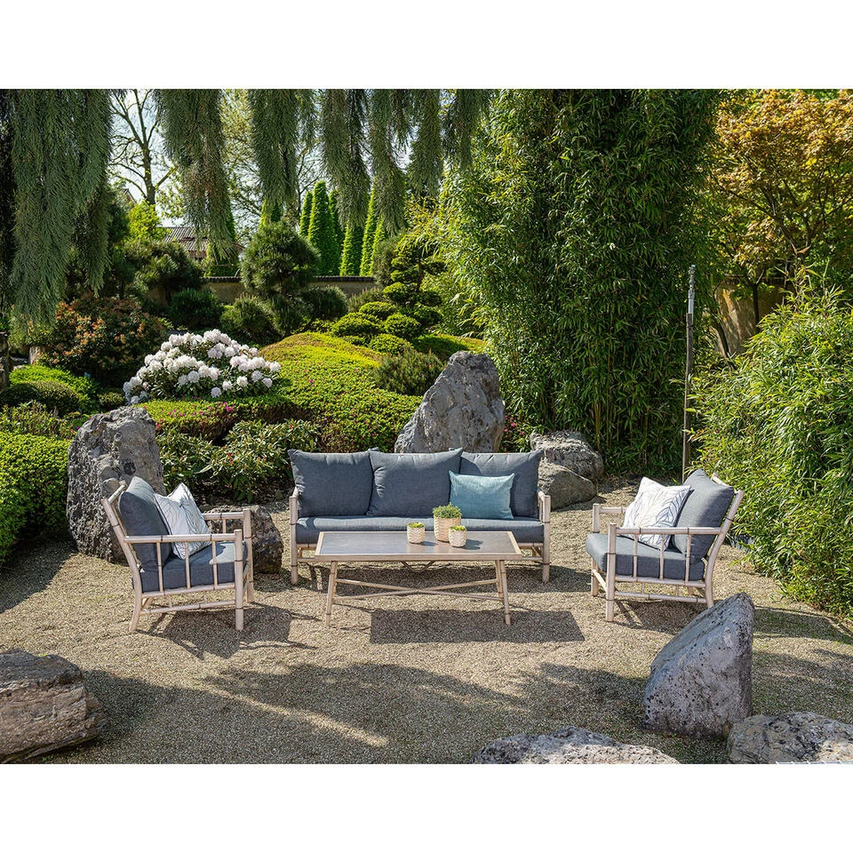 Garden Impressions Tabor Loungeset 4-delig - Mystic Grey - Afbeelding 2