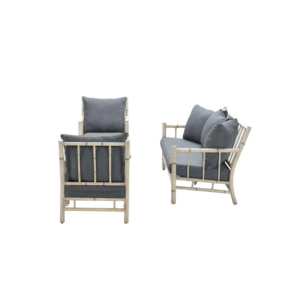 Garden Impressions Tabor Loungeset 4-delig - Mystic Grey - Afbeelding 4
