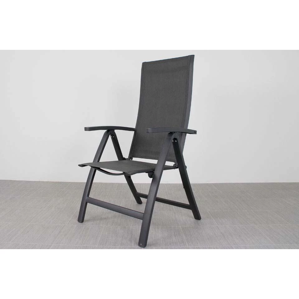 VDG Corsica Verstelbare Tuinstoel - Antraciet - Afbeelding 3