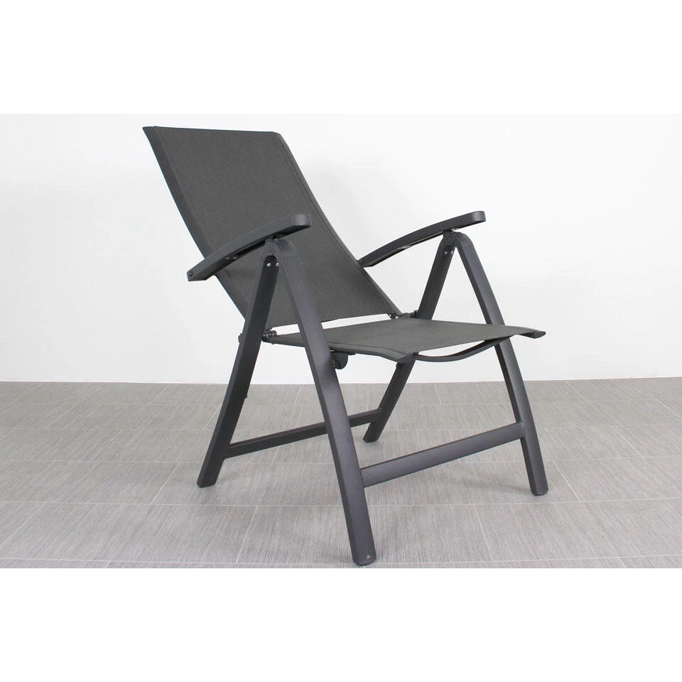 VDG Corsica Verstelbare Tuinstoel - Antraciet - Afbeelding 4