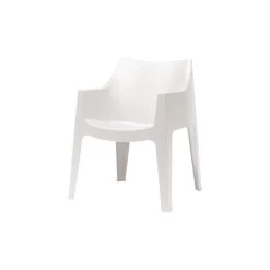 Scab Coccolona Tuinstoel Ivoor/wit