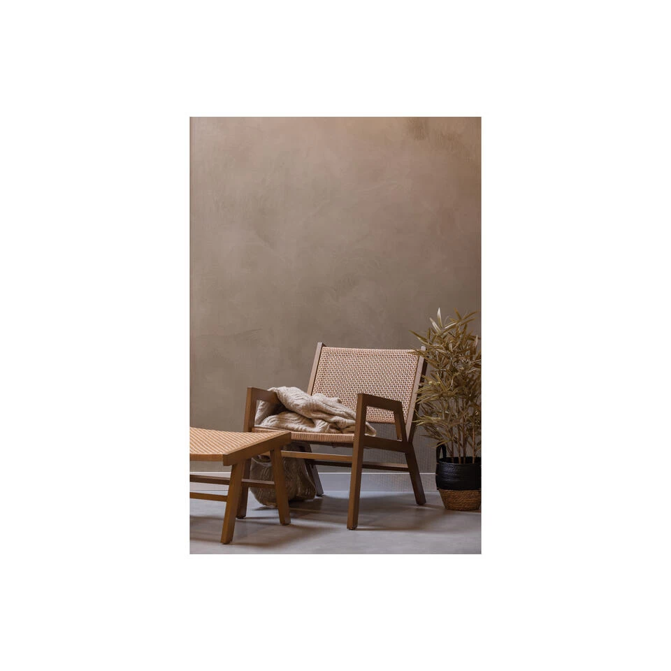 WOOOD Pem Fauteuil Outdoor - Aluminium - Naturel - Set Van 2