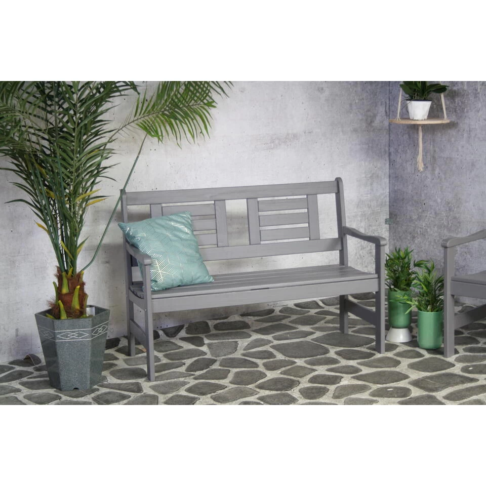 SenS-Line - Boulogne 2-zitsbank Grey FSC 100% - Grijs - Afbeelding 2