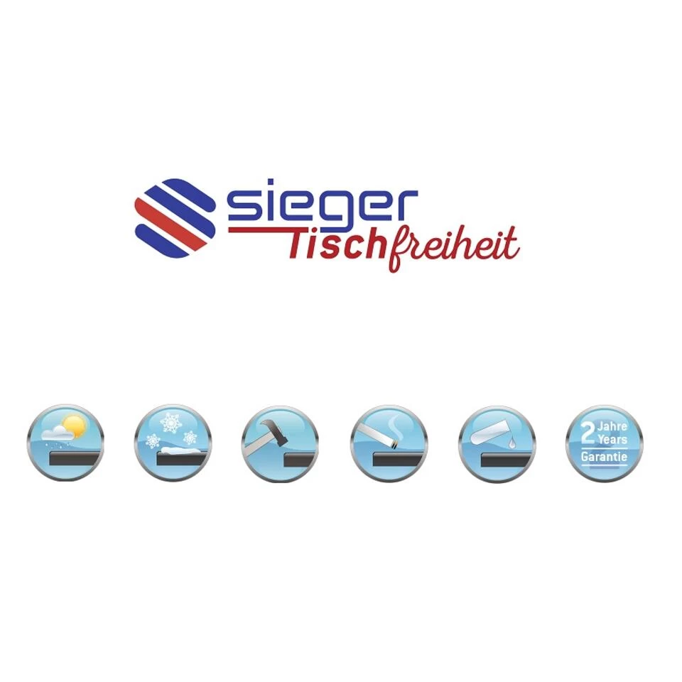 Sieger Boulevard Klaptafel 100 Cm - Vivodur - Afbeelding 2