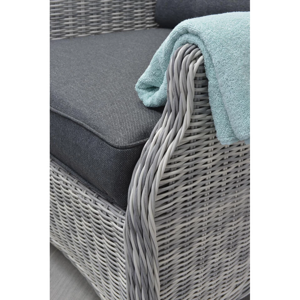 Garden Impressions Santa Rosa Relax Lounge Tuinstoelen - Grijs - Afbeelding 4