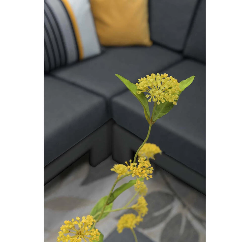 Garden Impressions Coba Loungeset 4-delig - Donker Grijs - Afbeelding 4