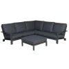 Garden Impressions Coba Loungeset 4-delig - Donker Grijs