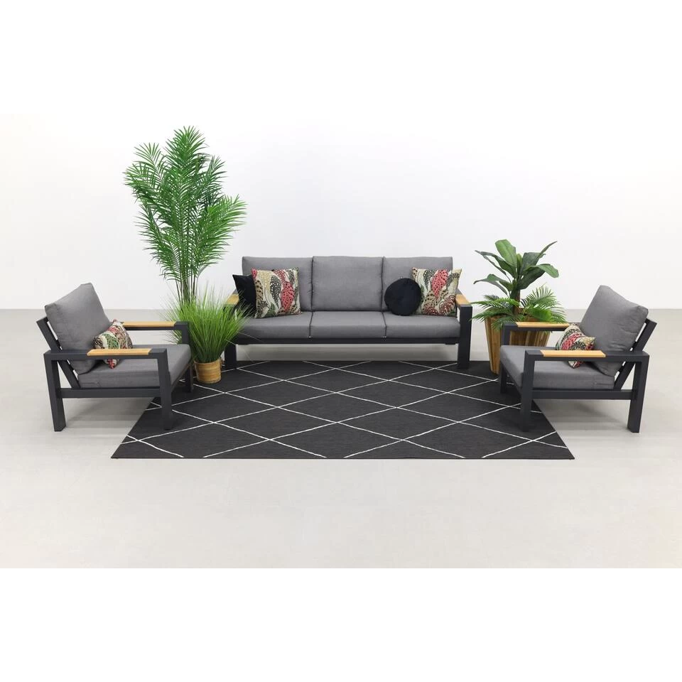 VDG Hammelton Stoel-bank Loungeset - 3-delig - Afbeelding 3