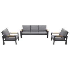 VDG Hammelton Stoel-bank Loungeset - 3-delig