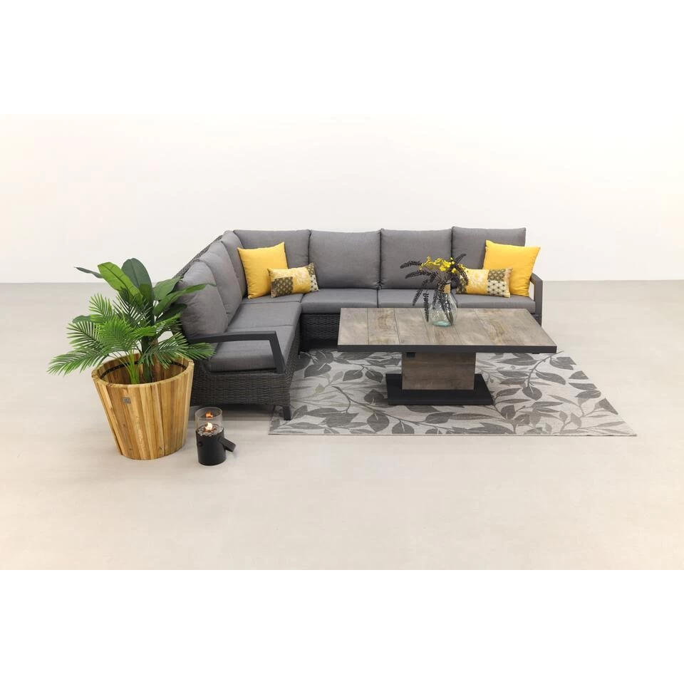 VDG Darwin/Jersey Deluxe Lounge Dining Set - Antraciet - Afbeelding 2