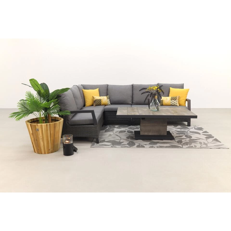 VDG Darwin/Jersey Deluxe Lounge Dining Set - Antraciet - Afbeelding 3