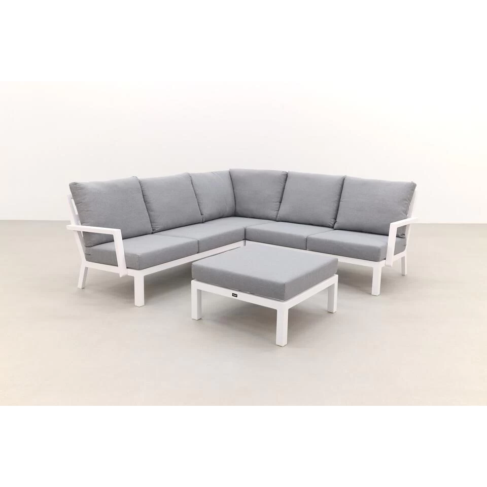 VDG Rockford Aluminium Loungeset Wit - 4-delig - Afbeelding 2
