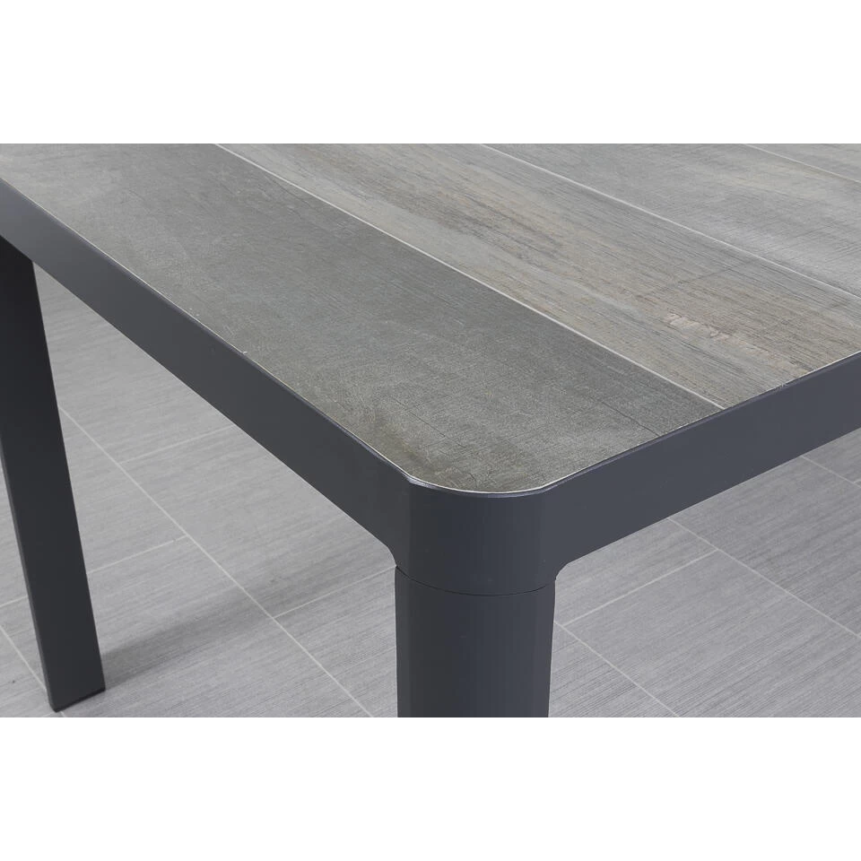 VDG Queens Tuintafel Antraciet - 160 X 90 Cm - Afbeelding 3