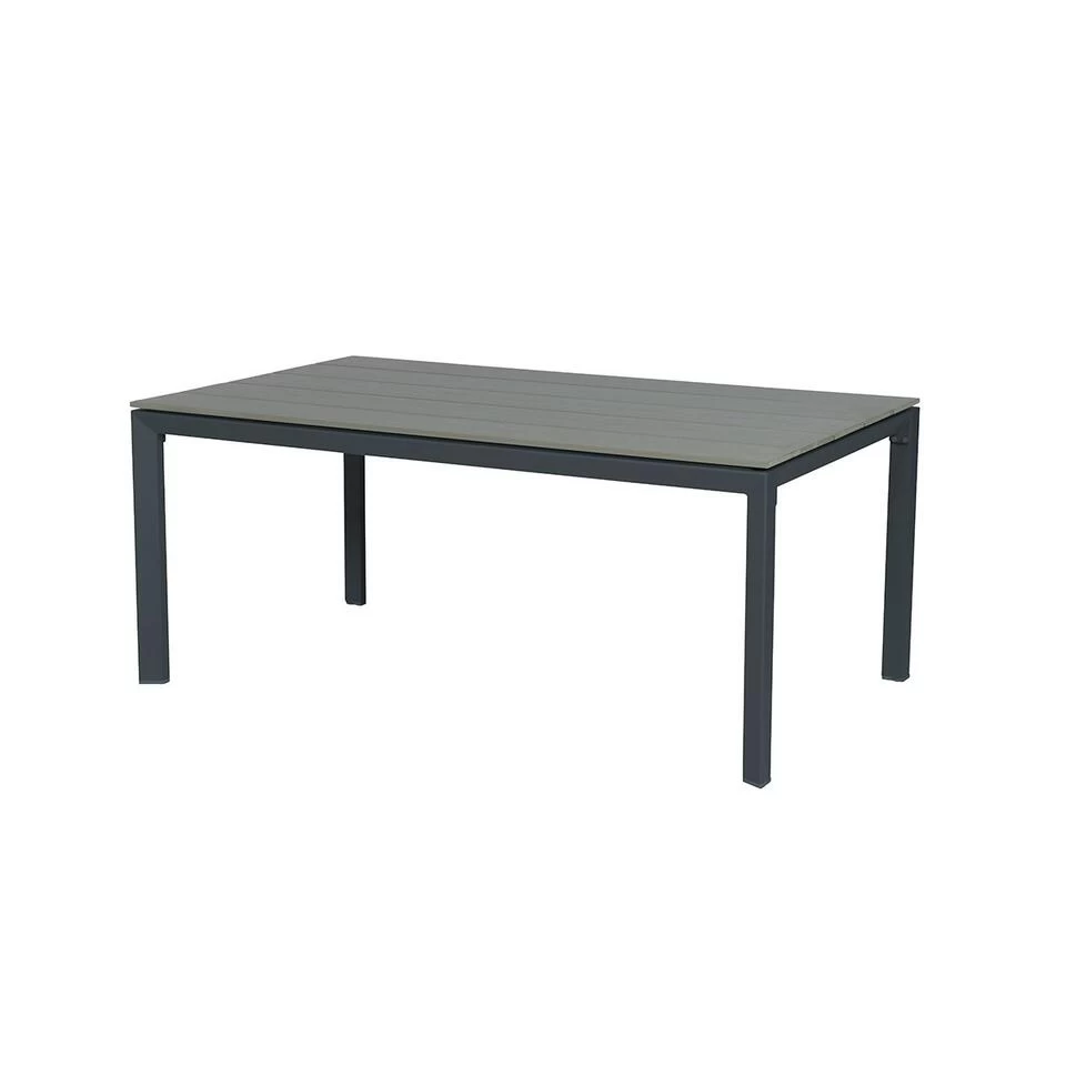 Garden Impressions Palmas Tuintafel Antraciet - Grijs 180x107 Cm