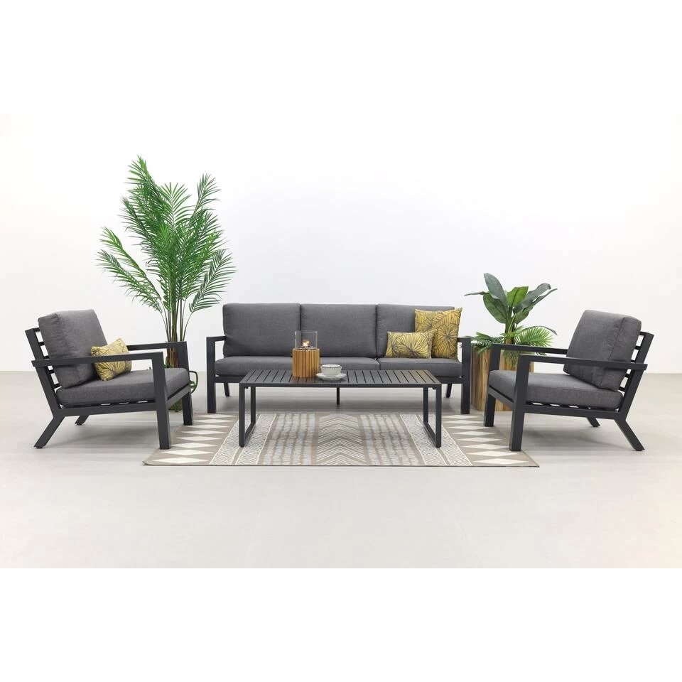 VDG Hugo Stoel-bank Loungeset - Antraciet - Afbeelding 3