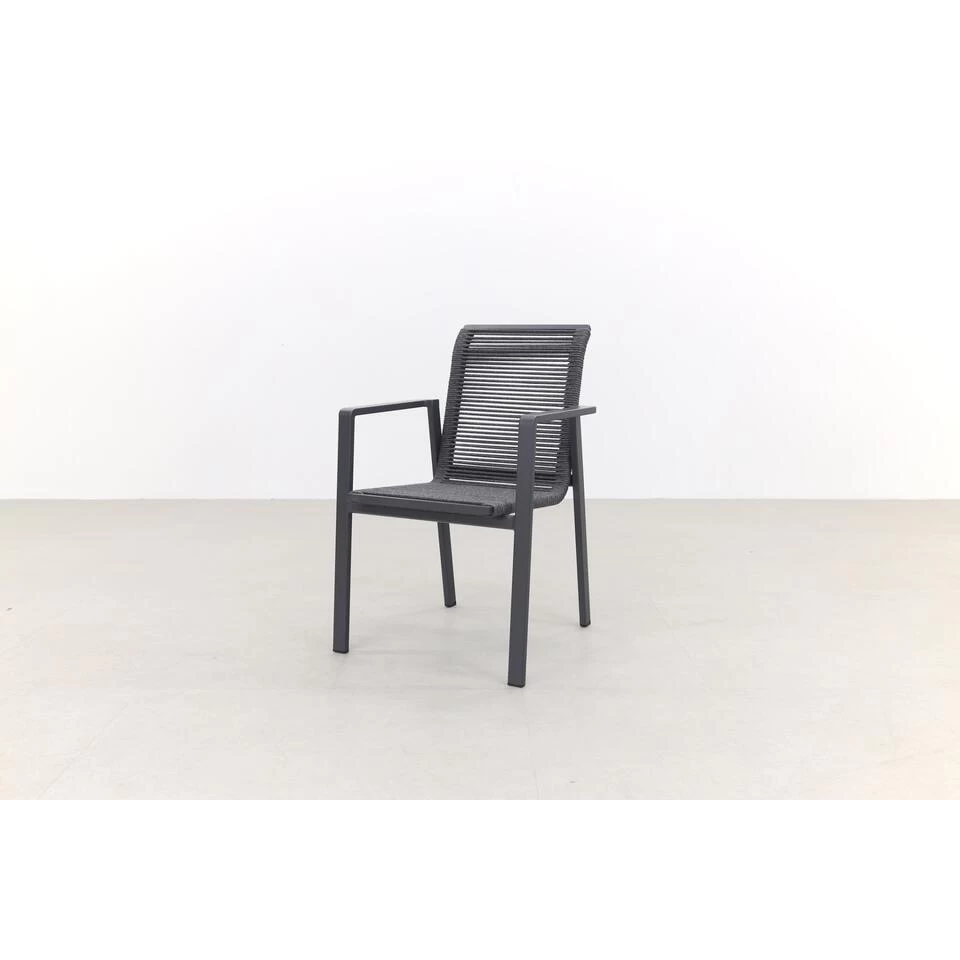 GreenChair Lagoon Stapelbare Tuinstoel - Antraciet - Afbeelding 2