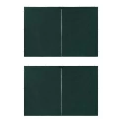VidaXL Tentwanden 2 St Met Ritssluiting PE Groen