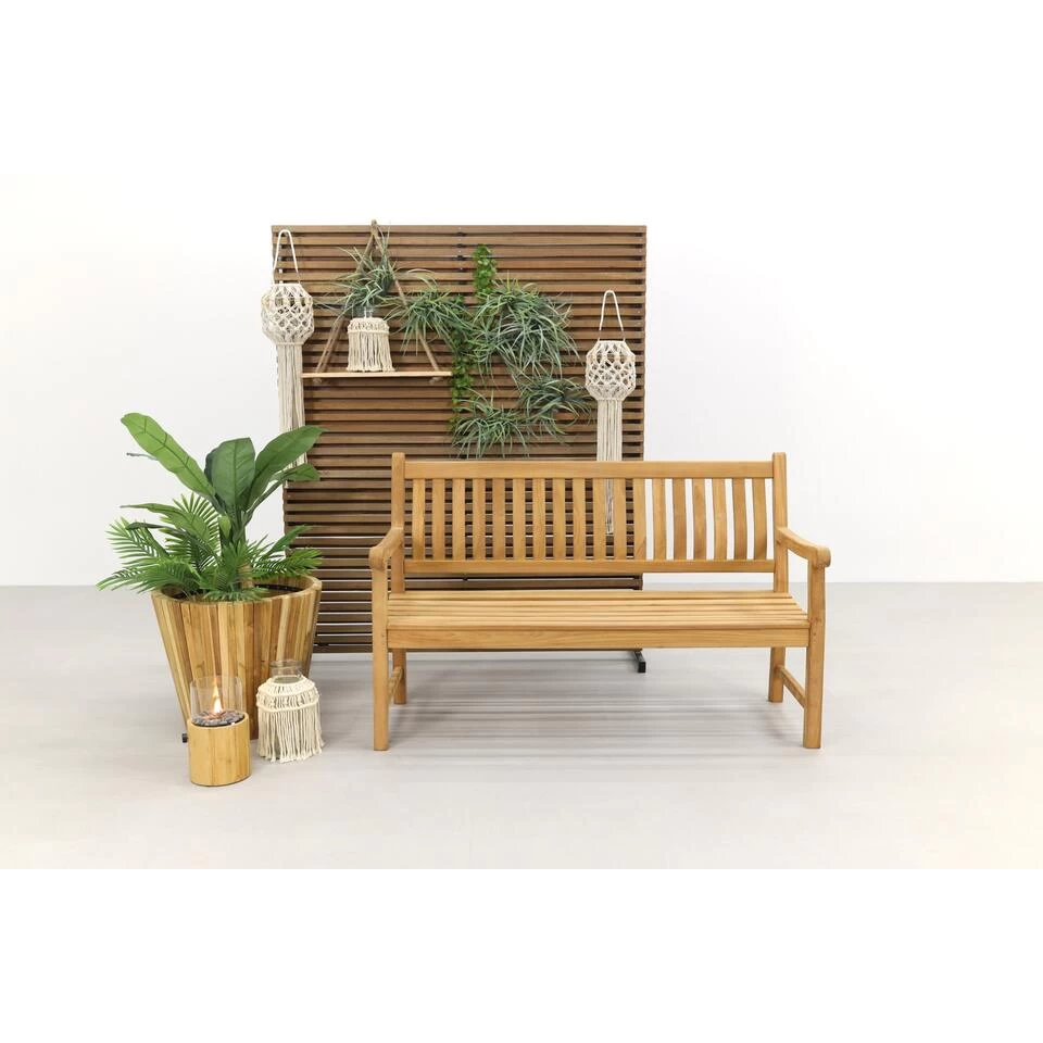 VDG Teakhouten Tuinbank Patrick - 150 Cm - Afbeelding 3
