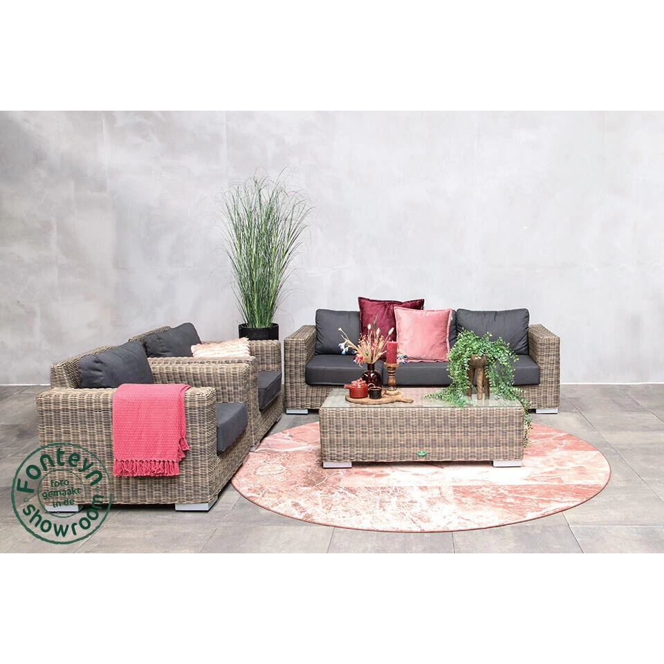 Fonteyn - Loungeset Queen - Cappuccino - Afbeelding 2