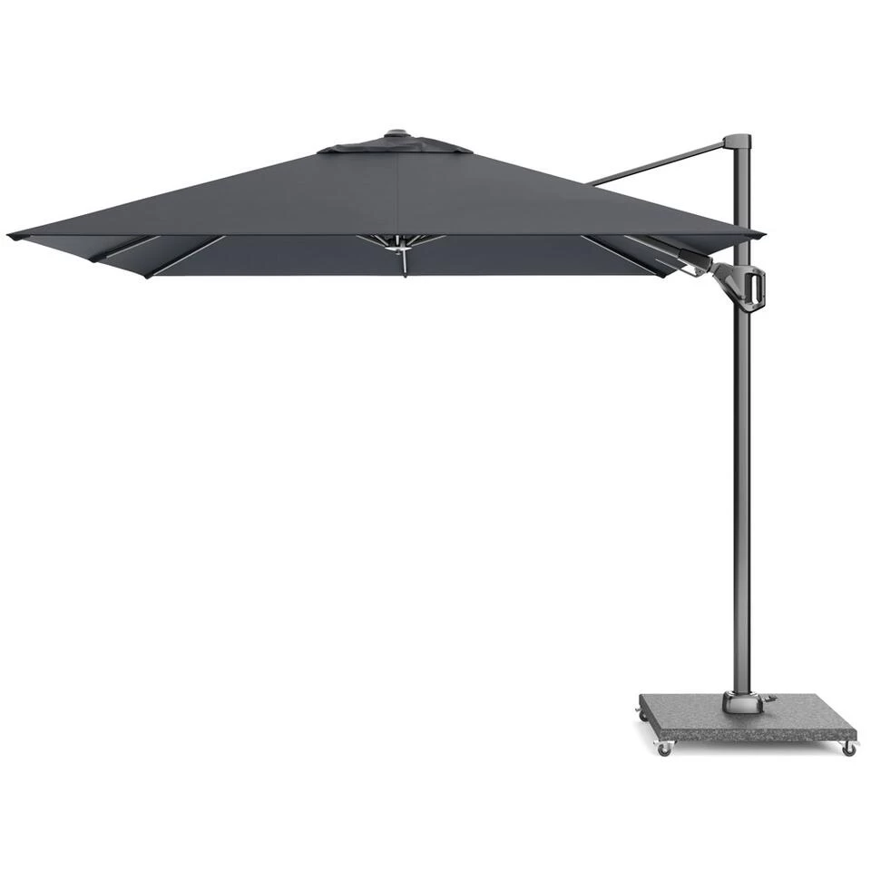 Platinum Voyager Vierkante Zweefparasol T2 2,7x2,7 M. - Faded Black