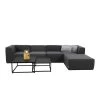 Liberty/Royalty Sunbrella Loungeset Met Hocker - Sooty - 7-delig