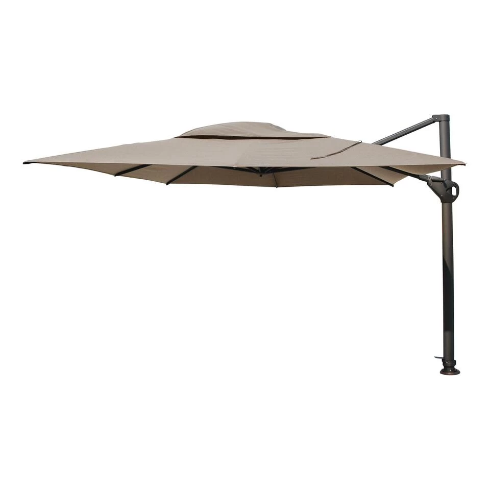 4 Seasons Hacienda Zweefparasol 300x400 Cm. - Taupe