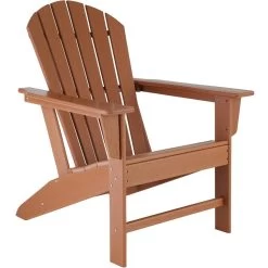 Tectake -tuinstoel Adirondack -Janis - Bruin
