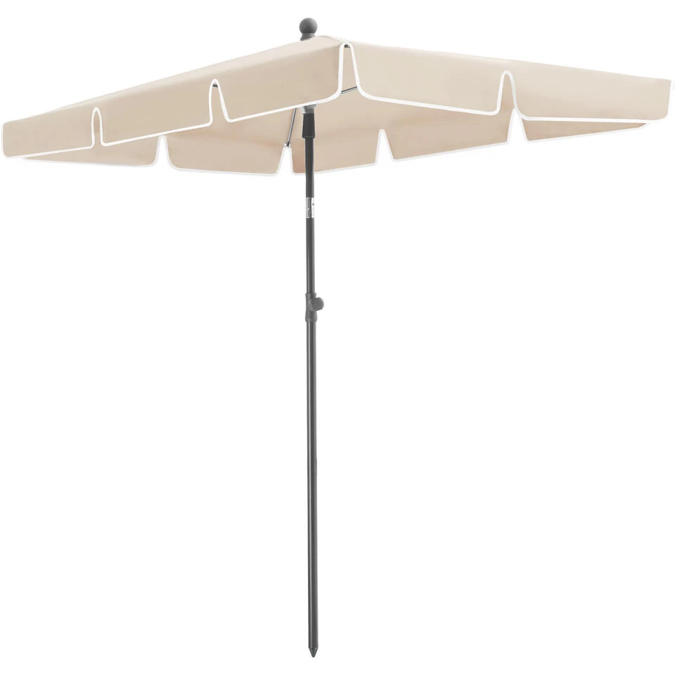 Tectake - Parasol Vanessa Beige - Afbeelding 2