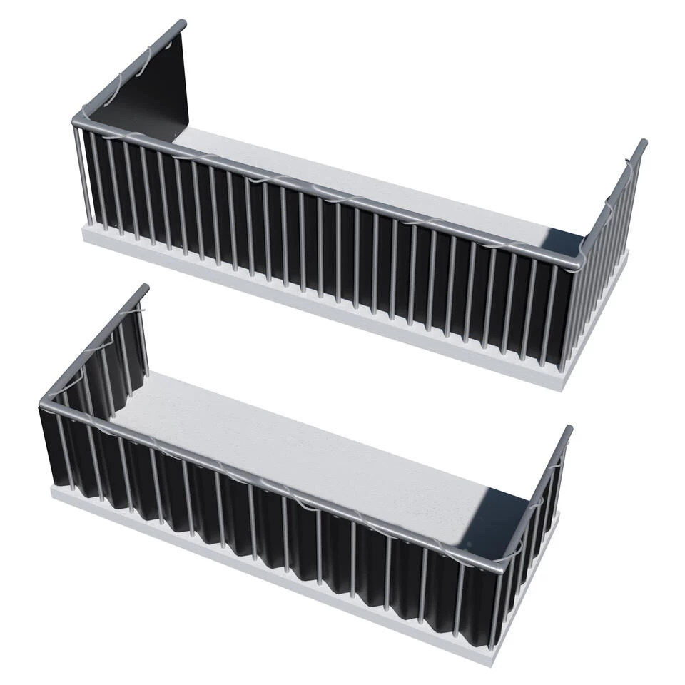 Tectake - Balkondoek Balkonreling Tuinscherm - Hoogte 90 Cm - 6 Meter - Zwart - Afbeelding 4